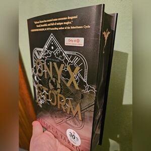 ONYX STORM Deluxe Limited Collector's Edition TARGET EXCLUSIVE HARDCOVER IN HAND